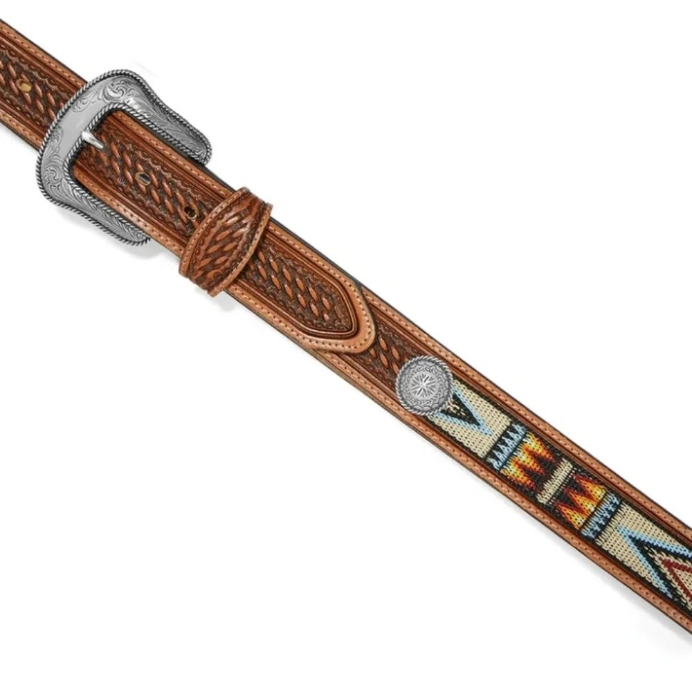 NWT Justin Bryce Canyon Leather Belt C14164 Size 44 by Justin